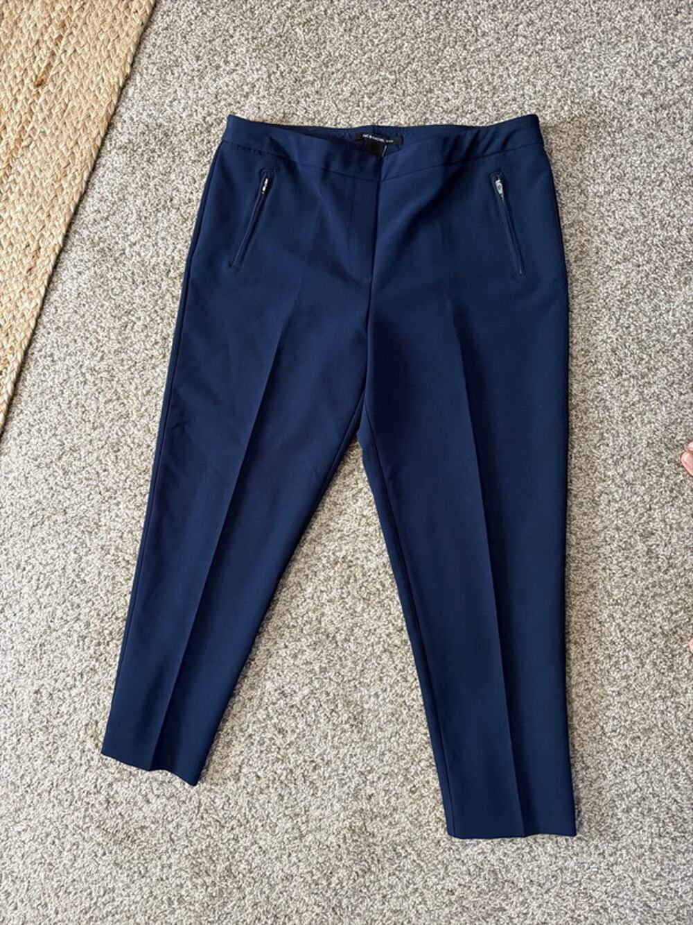 Zac and Rachel petite navy pull on pants 14 P 3108